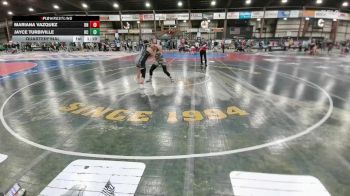 160 lbs Quarterfinal - Jayce Turbiville, Harding County vs Mariana Vazquez, BHRV Nighthawks