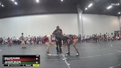 215 lbs Round 2 (6 Team) - Malcom Burris, MF Army vs Jackson Wilson, Full Circle Wrestling