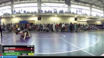 138 lbs Cons. Round 2 - Jake Petras, Midwest Xtreme Wrestling vs James Servin, Indiana