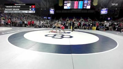 132 lbs Champ. Rd Of 128 - Mason Carlson, UT vs Zachary Nelson, ND
