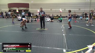 91 lbs Quarterfinals (8 Team) - Jacob Hartwig, Donahue WA vs Everett Garretson, Untouchables White