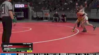 106 lbs Cons. Round 1 - Jeffrey Bailey, River Forest. vs Levi Johns, Bluffton