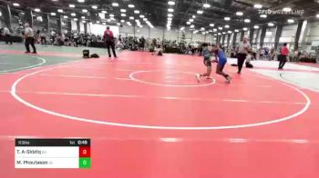 113 lbs Consi Of 16 #1 - Thawbaan As-Siddiq, GA vs Michael Phoutasen, VA