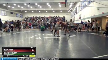 195 lbs Cons. Round 2 - Isaiah Higuera, Team Jackrabbits vs Isaac Shin, Arnold O Beckman