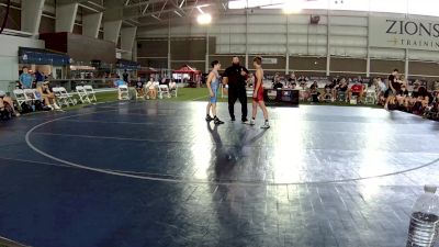 120 lbs Cale Richardson, Oklahoma Outlaws Blue vs Cole Rebels, New Jersey