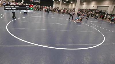 126 lbs 5th Place Match - Aaron Meza, California vs Jordan Manyette, American Dream Wrestling Club