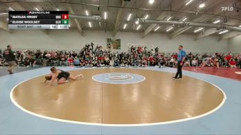 155 lbs 1st Place Match - Matilda Hruby, Brighton vs Eloise Woolsey, Cleveland