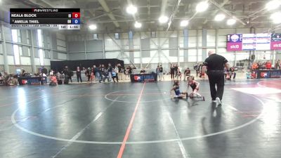 12U Girls - 59 lbs Cons. Semis - Neala Block, ID vs Amelia Thiel, OH