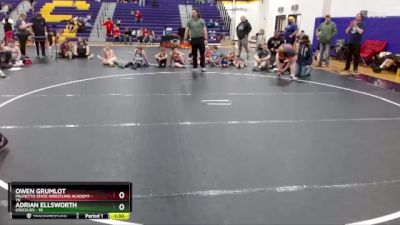 Round 2 (6 Team) - Owen Grumlot, Palmetto State Wrestling Academy vs Adrian Ellsworth, Grizzlies