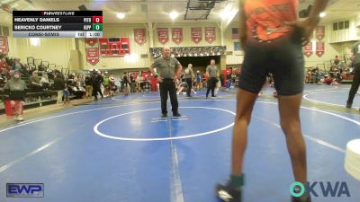 140 lbs Consolation - Heavenly Daniels, Pitbull Wrestling Academy vs Sericko Courtney, KIPP TULSA
