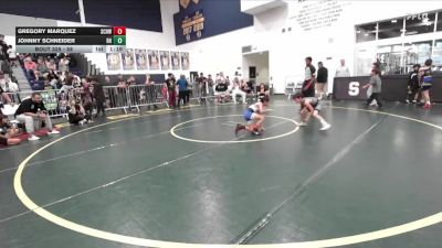 58 lbs Quarterfinal - Gregory Marquez, So Cal Hammers Wrestling vs Johnny Schneider, Rough House