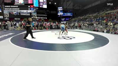 113 lbs Champ. Rd Of 128 - Ahmad Shabazz, OH vs Braylen Johnson, AL