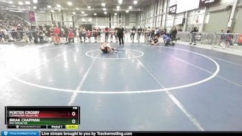 75 lbs Cons. Round 2 - Porter Crosby, Clearwater Valley WC vs Briak Chapman, Mat Demon WC