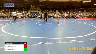 96 lbs Consolation - Brady Zabriskie, Mat Assassins vs Gabriel Jaxon Medrano, Gracie Barra Westchase