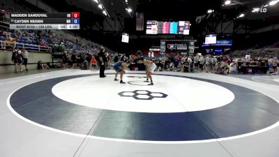 138 lbs Cons. Rd Of 64 - Madden Sandoval, OR vs Cayden Neisen, MN
