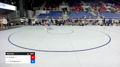 138 lbs Rnd Of 64 - Koltyn Grebel, ND vs Trey Gunderson, MN