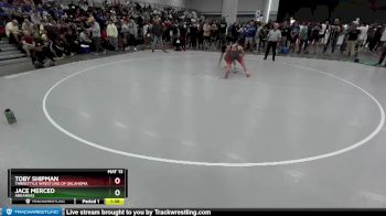 138 lbs Champ. Round 1 - Jace Merced, Arkansas vs Toby Shipman, Threestyle Wrestling Of Oklahoma