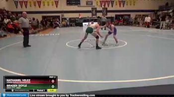 113 lbs Quarterfinal - Nathaniel Velez, Cedar Rapids Washington vs Braden Doyle, Iowa City, West