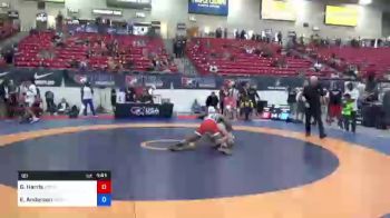 88 lbs Round Of 16 - Gerald Harris, Hurricane Wrestling Academy vs Edward Andersen, Warrior Wrestling Club