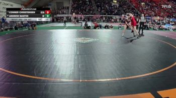 3A 157 lbs Cons. Round 2 - Andrew Martin, North Fremont vs Conner Christensen, Clearwater Valley