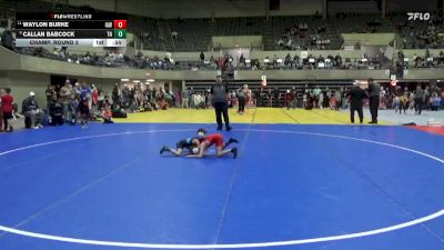 55 lbs Champ. Round 2 - Waylon Burke, Immortal Athletics WC vs Callan Babcock, Team Nazar