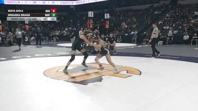 110 lbs Consi Of 16 #1 - Maya Avila, Granada Hills (LA) vs Breanna Bragg, Manteca (SJ)