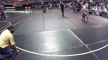 35-38 lbs 5th Place Match - Scout Smith, Dorchester vs Lacee Willey, Bayard Wrestling Club