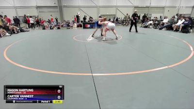 190 lbs Round 1 (8 Team) - Mason Hartung, Pennsylvania vs Carter Vannest, California Blue