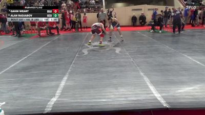 160_B lbs Round Of 32 - Gavin Weart, Bradford vs Alan Radjabov, Neshaminy