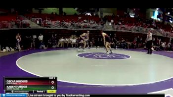 138 lbs Round 3 (6 Team) - Oscar Hinojos, Eaglecrest vs Kaden Harder, Grand Island