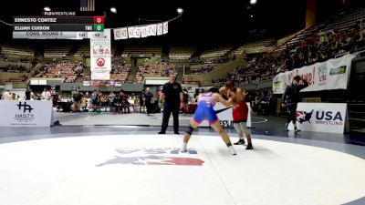 Junior Boys - 175 lbs Cons. Round 5 - Elijah Cuison, Tracy Wrestling Club vs Ernesto Cortez
