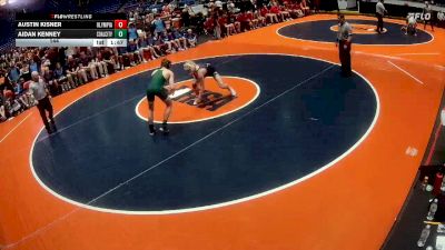 144 lbs Quarterfinals (8 Team) - Aidan Kenney, Coal City vs Austin Kisner, Stanford (Olympia)