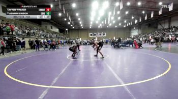 150 lbs Champ. Round 1 - Ashton Frison, Christian Brothers High School vs Tayven Walker, Farmington