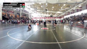 107 lbs Round Of 16 - Alyssa Sukharenko, Brookline vs Lilah Porter, Durfee