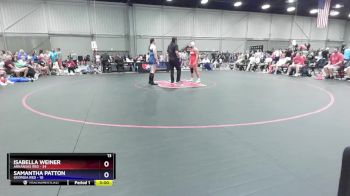 140 lbs Round 3 (8 Team) - Isabella Weiner, Arkansas Red vs Samantha Patton, Georgia Red