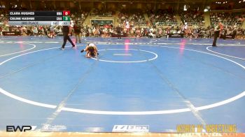 50 lbs 3rd Place - Clara Hughes, Moen Wrestling Academy vs Celine Hashmi, Savage House Wrestling Club