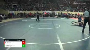 4A-160 lbs Cons. Round 1 - Shane Lovejoy, Newcastle vs Ethan Warren, Blanchard