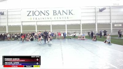 132 lbs Cons. Semi - Parker Garcia, Sanderson Wrestling Academy vs Michael Lewis, Stallions Wrestling Club