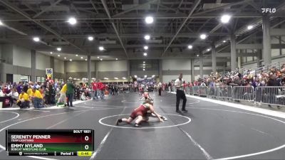 140 lbs Champ. Round 1 - Emmy Nyland, Bobcat Wrestling Club vs Serenity Penner, Team Lightning