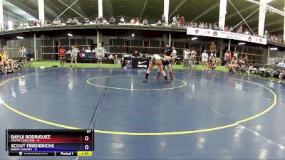 97 lbs Round 3 (8 Team) - Baylii Rodriguez, South Carolina vs Scout Friederichs, North Dakota