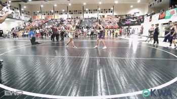 80 lbs Rr Rnd 2 - Trison Cunningham, Coalgate Wildcat Wrestling Club vs Allyson Bloxham, Salina Wrestling Club