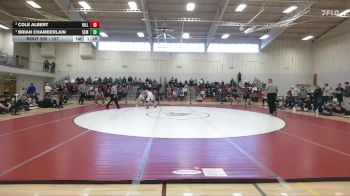 157 lbs 1st Place Match - Brian Chamberlain, Wyoming Seminary vs Cole Albert, Hill School