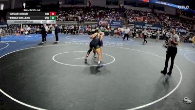 D 3 157 lbs Quarterfinal - Aydan Green, South Beauregard vs Ethan Belleau, Opelousas Catholic