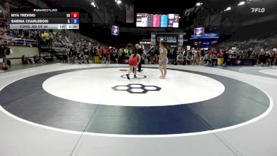 130 lbs Cons. Rd Of 64 - Mya Trevino, KS vs Sabina Charlebois, IL