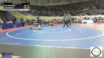 113 lbs Round Of 16 - Cale Browning, Cashion vs Liam Newton, Team Tulsa Wrestling Club