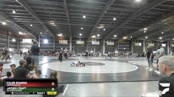 55 lbs Round 2 - Jayden Craft, Az Crosstrained vs Caleb Romero, Grindhouse WC