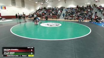 120 lbs Champ. Round 1 - Dylan Brink, Campbell County vs Peyton Stansell, Big Piney