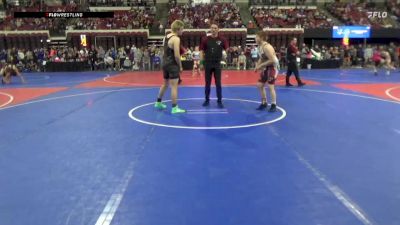 172 lbs Quarterfinal - Calder Vollmer, Tongue River Wrestling Club vs Ashton Earll, Glasgow Wrestling Club