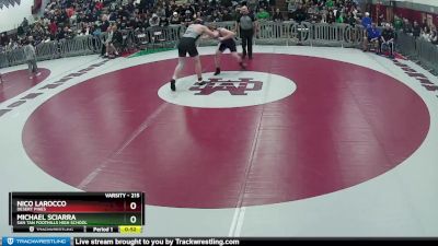 215 lbs Cons. Semi - Michael Sciarra, San Tan Foothills High School vs Nico LaRocco, Desert Pines