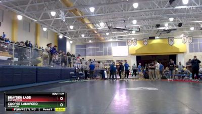 157 lbs Cons. Round 1 - Cooper Lankford, Hernando vs Brayden Ladd, Oak Grove HS